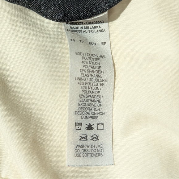 Nike Dri-Fit ayered Spagetti Strap XS Black Double Layer Sports Bra - Picture 3 of 4